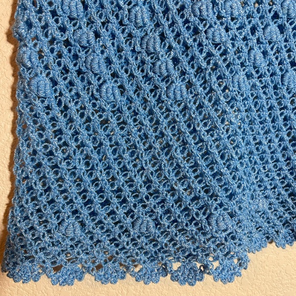 48.Women’s Vintage Hand Knitted Crochet Summer top.Size S - Picture 5 of 9